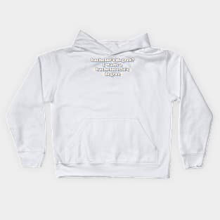 bachelorette's degree not bachelor's degree Kids Hoodie